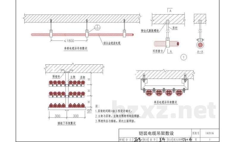 铝合金电缆敷设与安装（参考图集）