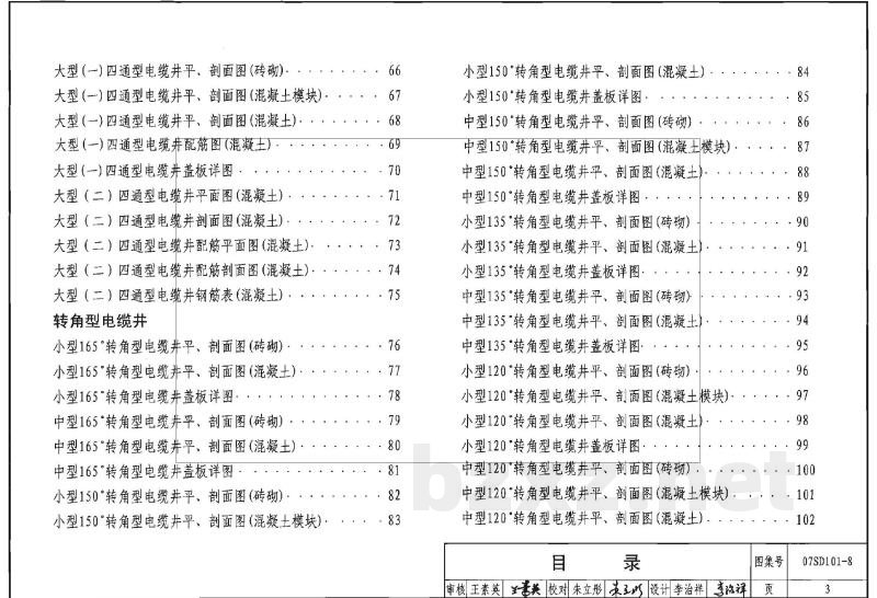 电力电缆井设计与安装