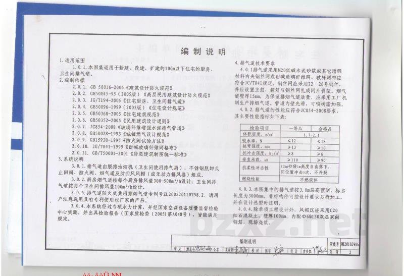  住宅防火型排气道