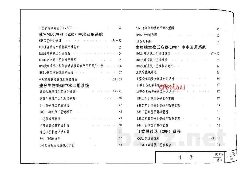  中水与雨水利用工程图集（天津市建筑标准设计图集2012版）