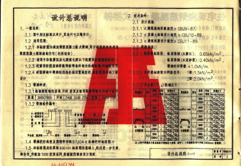  住宅现浇钢筋混凝土板式楼梯
