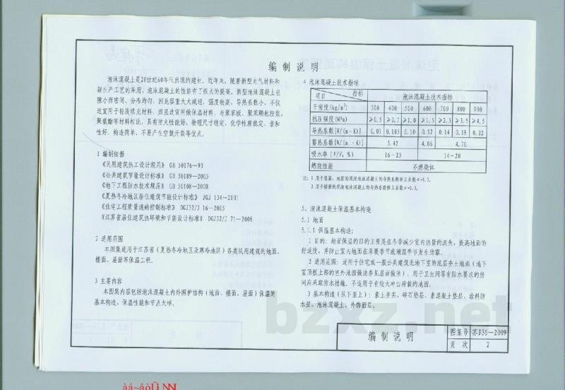  泡沫混凝土保温构造