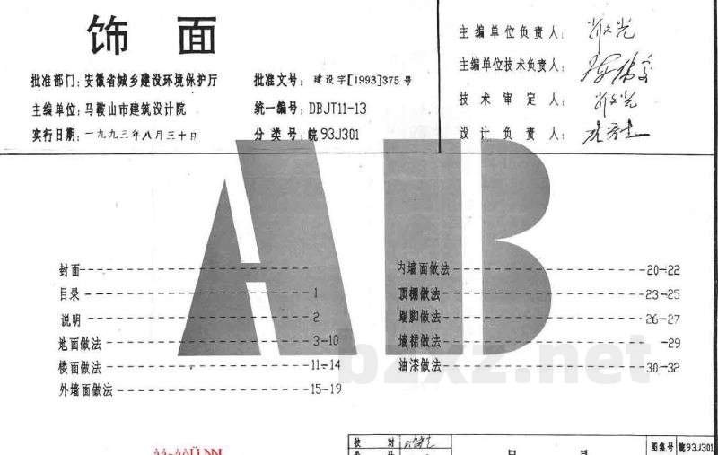  饰面