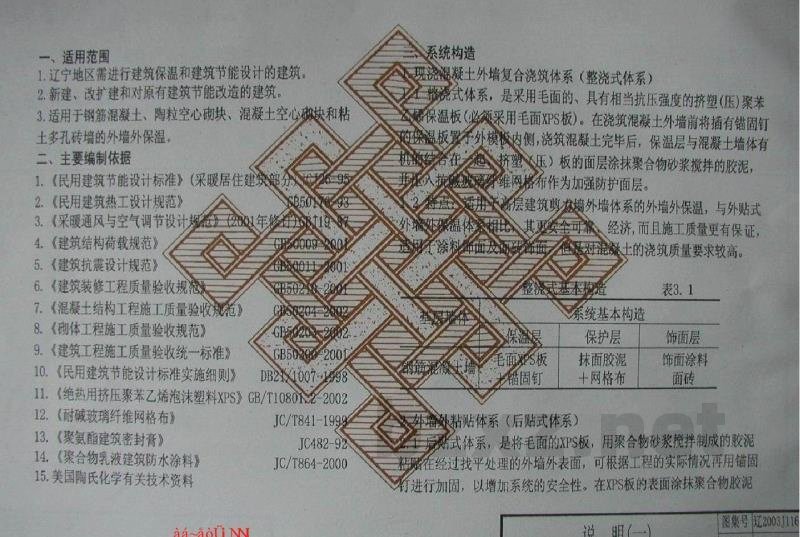  XPS外保温墙体构造