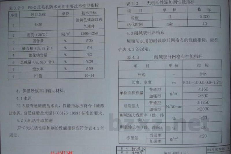  外墙外保温系统构造图集（五）JZ-C(无机活性)保温砂浆建筑构造