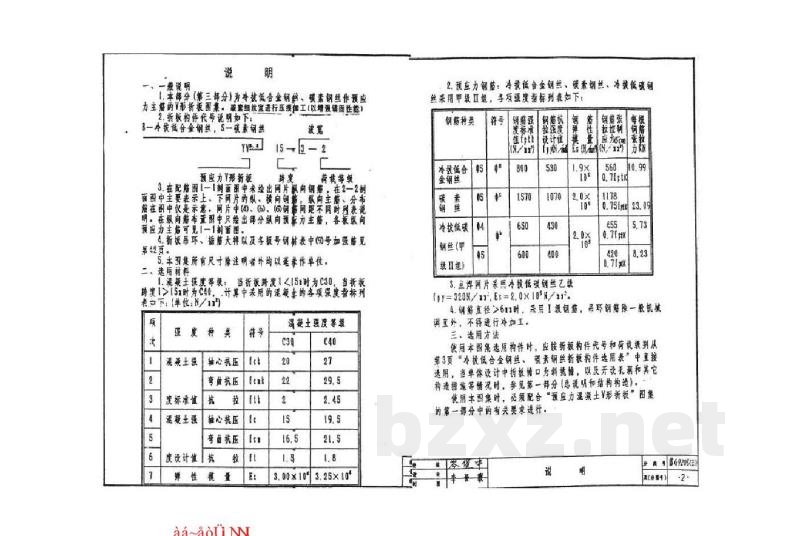  预应力混凝土V形折板(冷拔低合金钢丝、碳素钢丝折板构件)