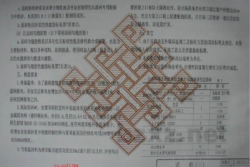  ZL胶粉聚苯颗粒外保温墙体构造