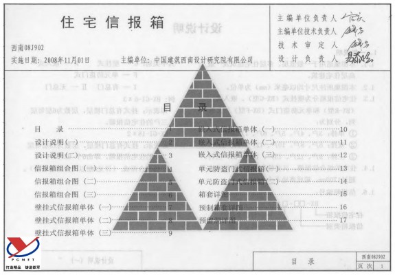 【西南08J902】 住宅信报箱