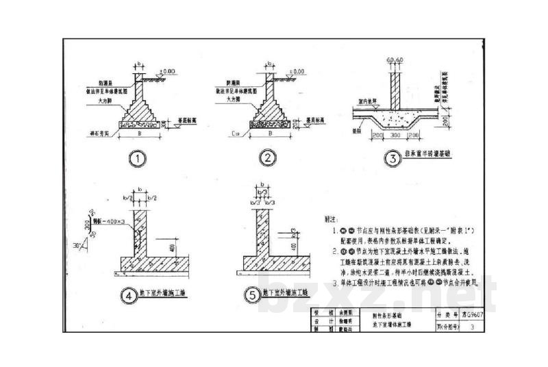  建筑结构常用节点