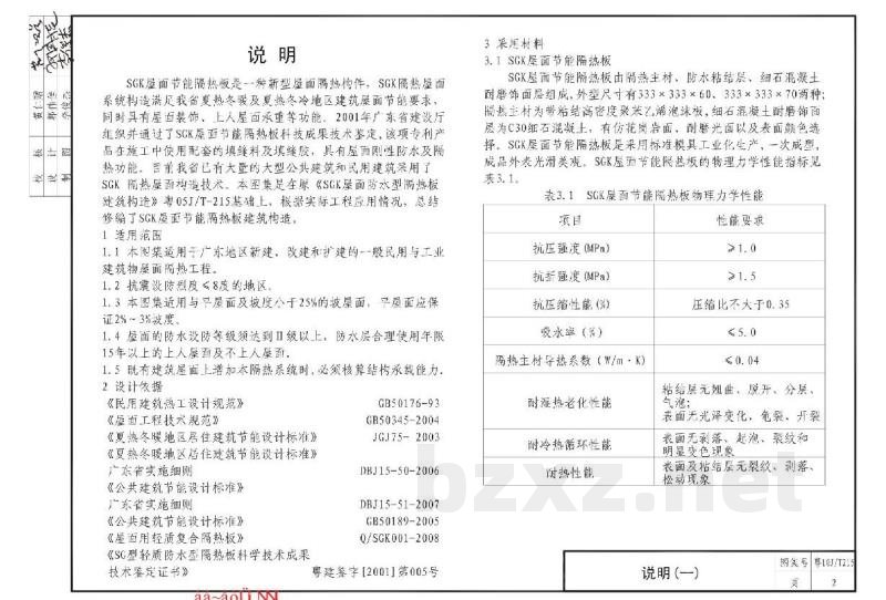  SGK屋面节能隔热板建筑构造