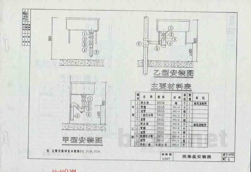  硬聚氯乙烯（PVC-U）排水管安装
