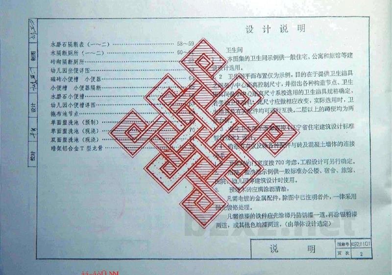 卫生间浴池盥洗池构造