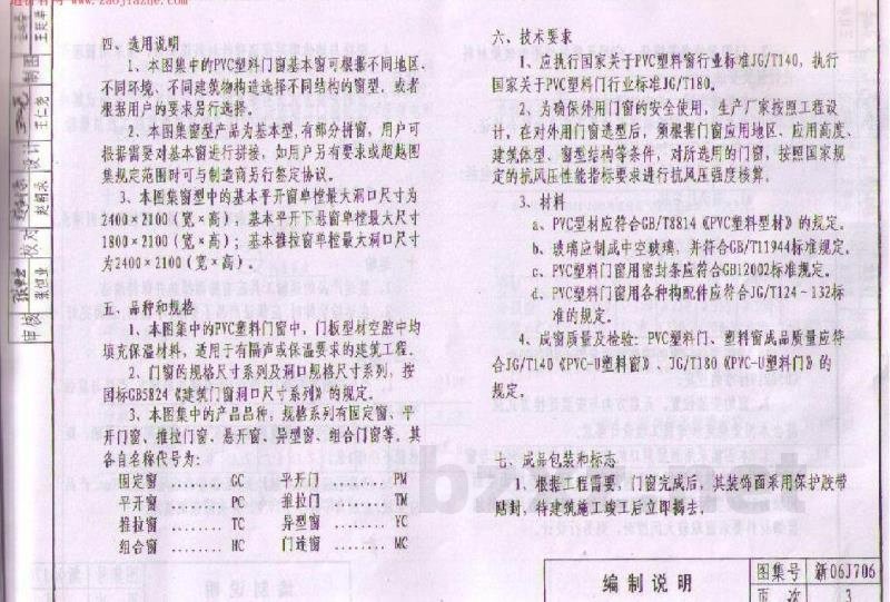  聚氯乙烯（PVC）塑钢门窗