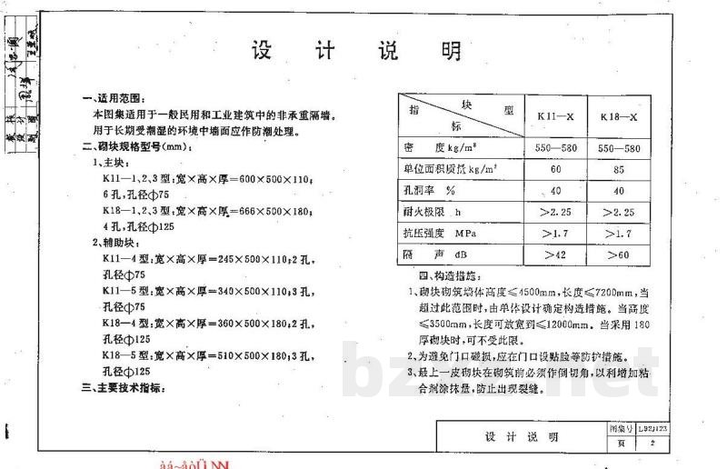  石膏空心砌块隔墙构造