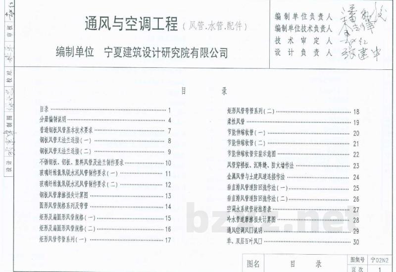  通风与空调工程（风管、水管、配件）