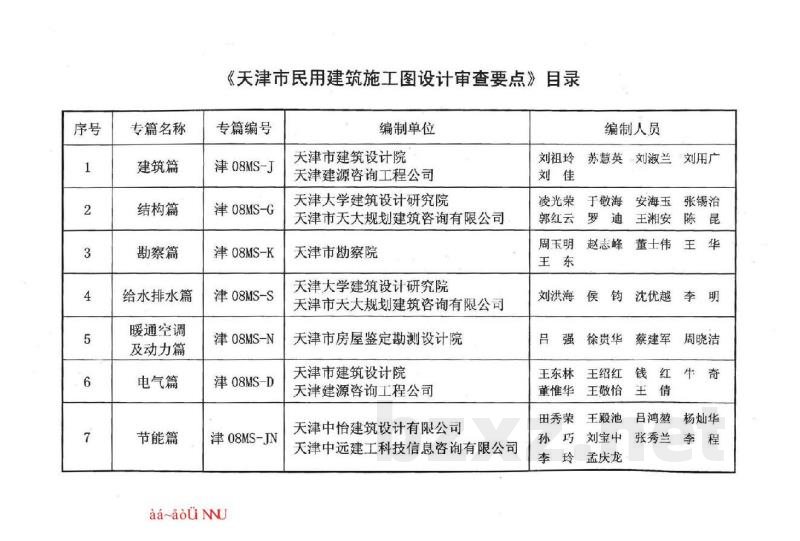  天津市民用建筑施工图设计审查要点图集—电气篇