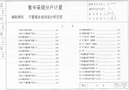 【宁02N5】 集中采暖分户计量