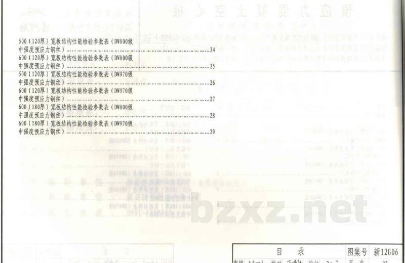  预应力混凝土空心板(中强度预应力钢丝)