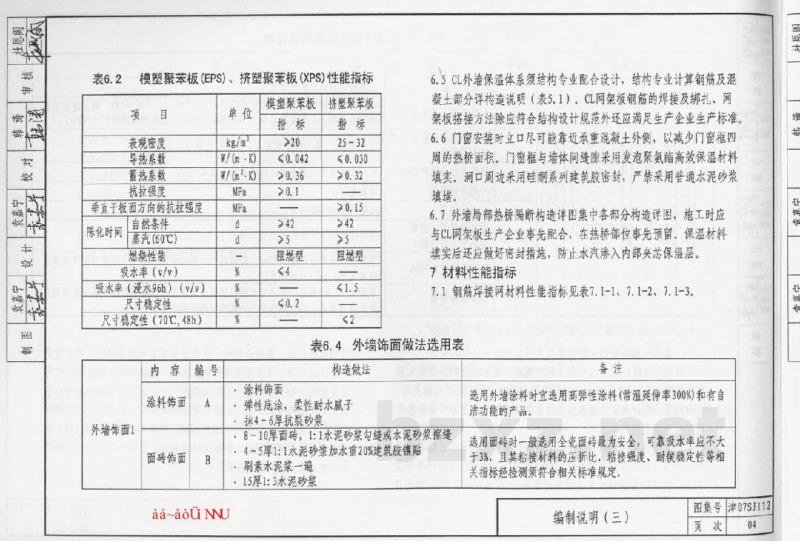  围护结构保温构造(CL墙体保温体系)