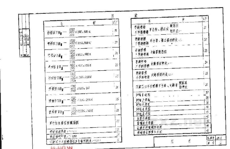  浇制钢筋混凝土板式楼梯