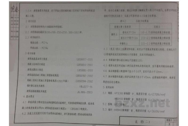  钢筋混凝土锚杆静压桩（中南标图集）