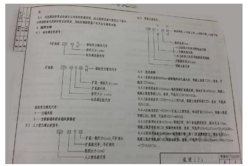  钢筋混凝土桩（中南标图集）