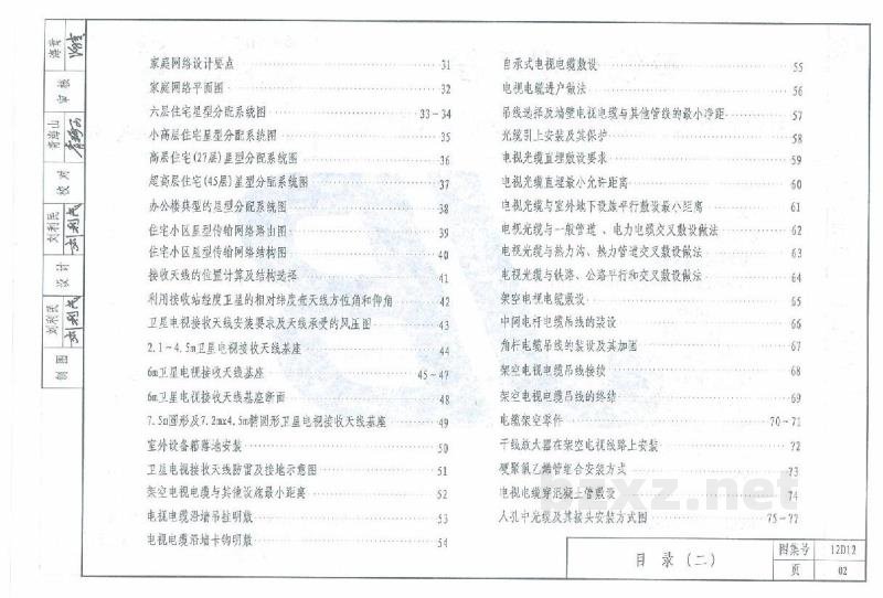  有线电视工程（天津市建筑标准设计图集2012版）