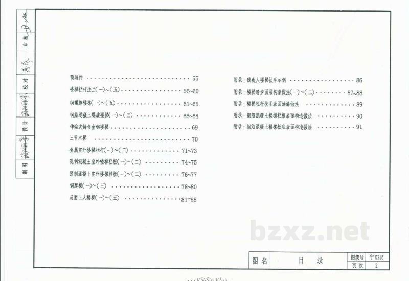  楼梯图集（宁夏）
