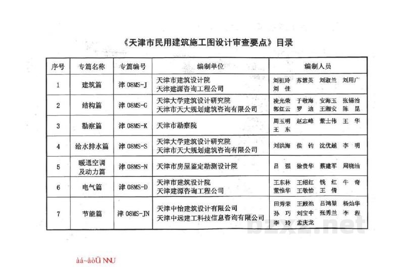 天津市民用建筑施工图设计审查要点图集—暖通空调及动力篇