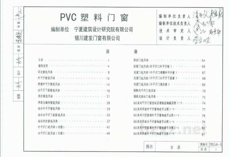  PVC塑料门窗