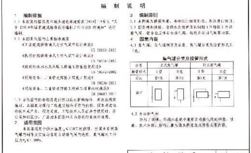 集气罐制作及安装与自动排气阀的选用