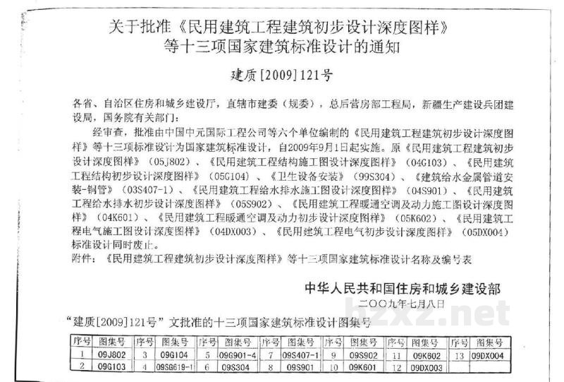  民用建筑工程给水排水初步设计深度图样