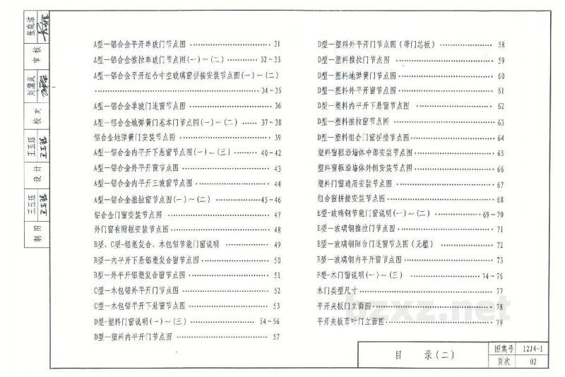 常用门窗图集合集