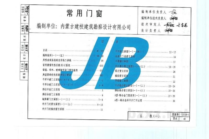  常用门窗