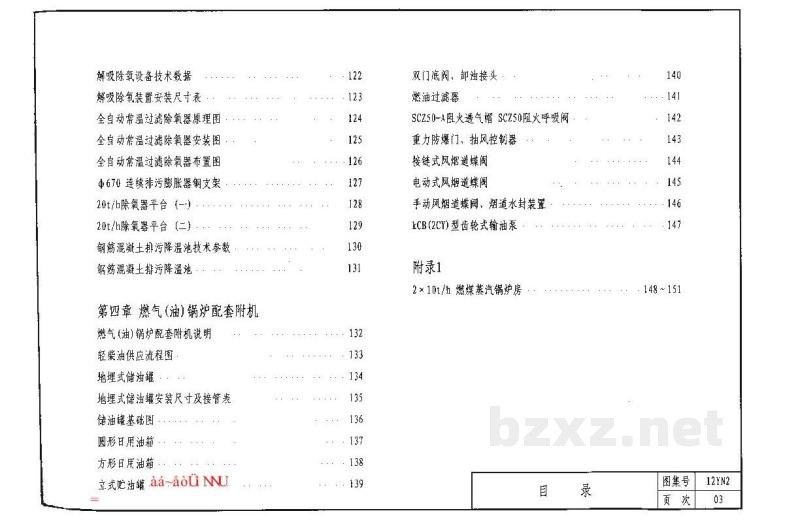  燃气（油）供热锅炉房工程（河南省地方规范图集）