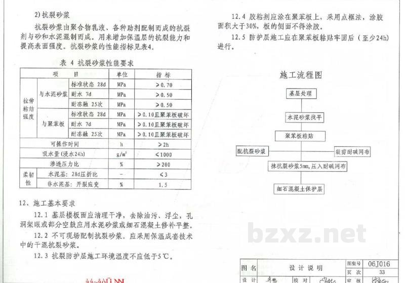  楼地面保温隔热建筑构造（五）（发泡聚苯板保温隔热）