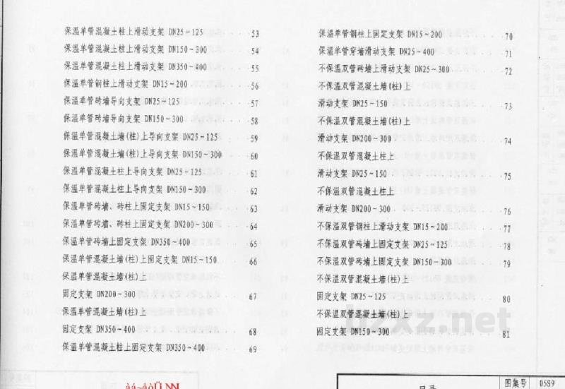  管道支架、吊架
