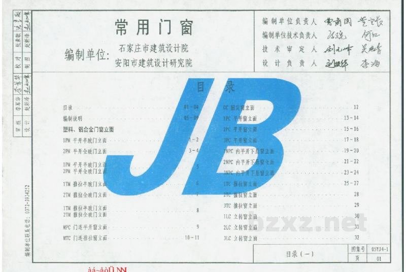  常用门窗
