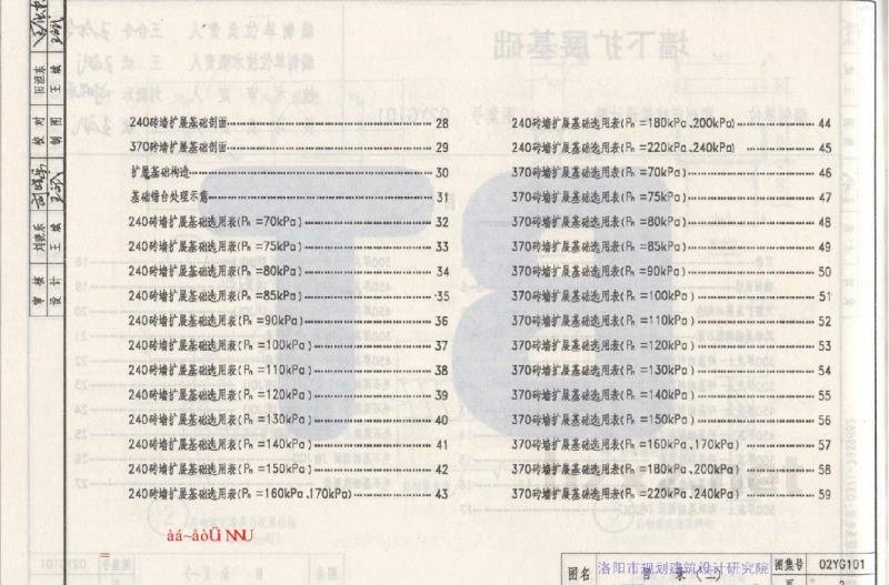  墙下扩展基础