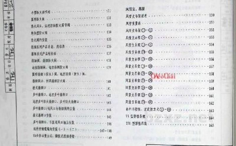  通风与防排烟工程（通风机、风管、风口、风阀、防火阀分册）