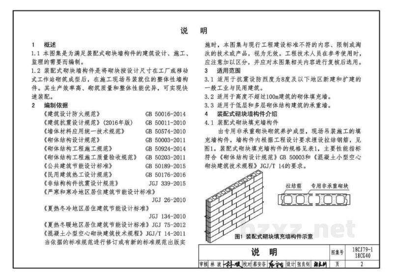 、18CG40装配式砌块墙构造（一）参考