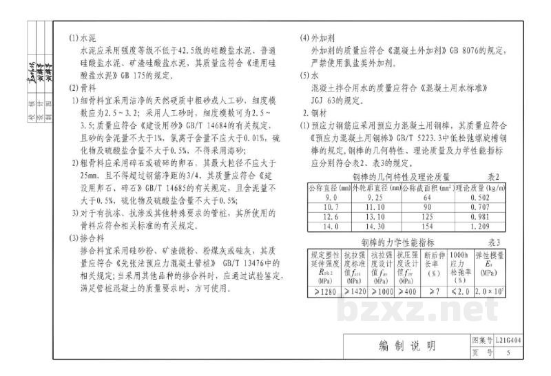  山东省预应力混凝土管桩图集（替代L14G407）