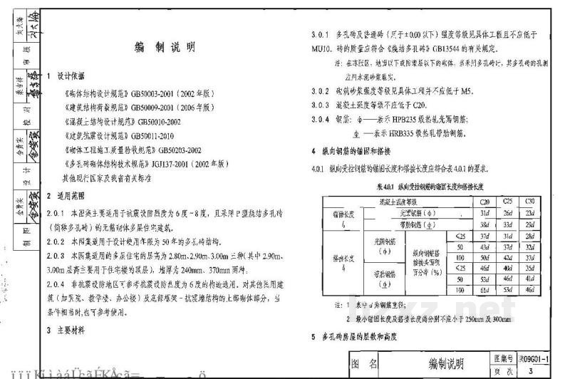  砌体结构构造详图（P型烧结多孔砖）