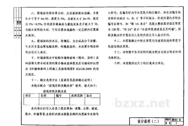  建筑用料及做法（陕西省地方规范图集）
