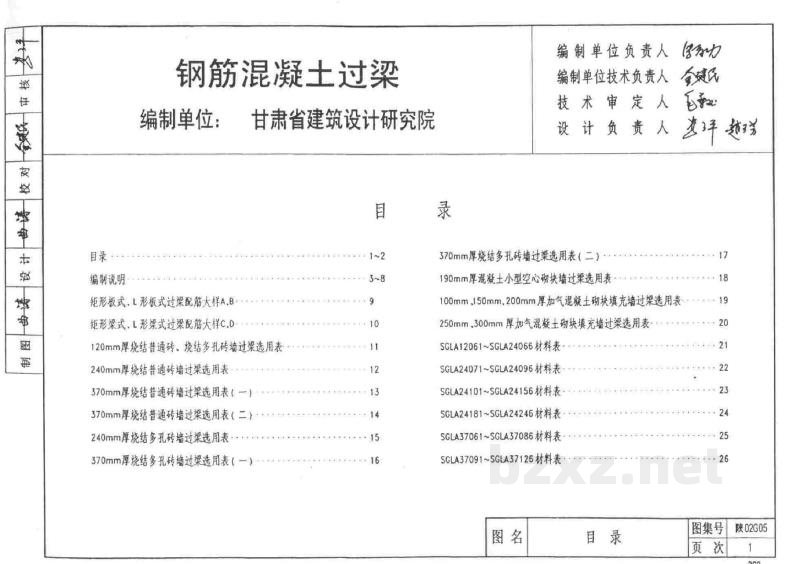  钢筋混凝土过梁