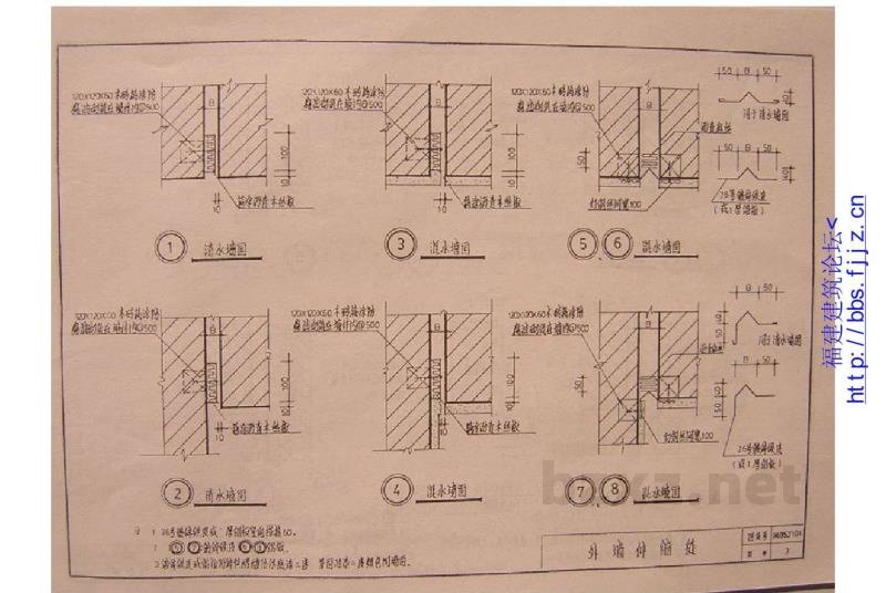  墙体图集（福建省建筑标准设计）