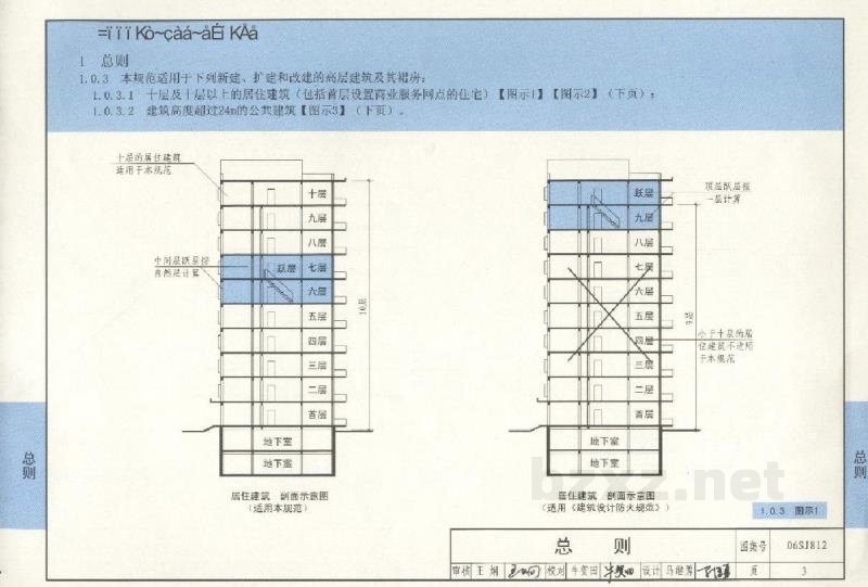  《高层民用建筑设计防火规范》图示
