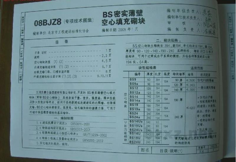  BS密实薄壁空心填充砌块