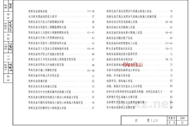  电力与照明配电装置