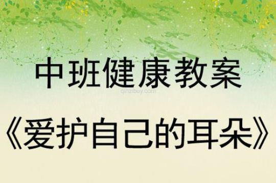 中小幼爱护耳朵公开课教案教学设计课件